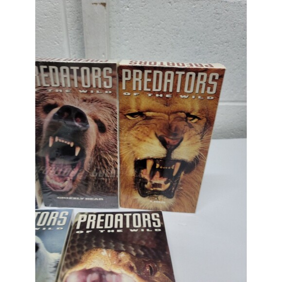 *1994 PREDATORS OF THE WILD *VHS* VIDEOS BY TIME LIFE, 7 TOTAL - Picture 5 of 9